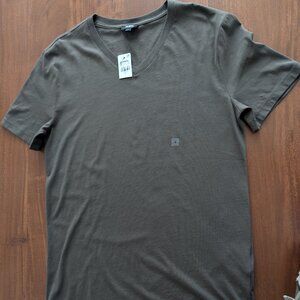 Mens Express V-Neck Perfect Pima Cotton T-Shirt - Size Small NWT
